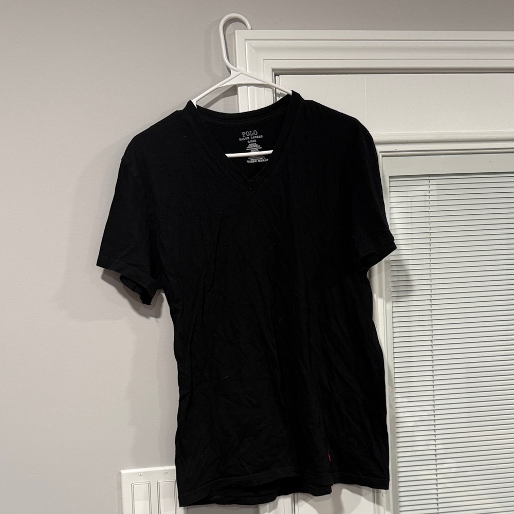 Polo Ralph Lauren Black V-Neck Tee